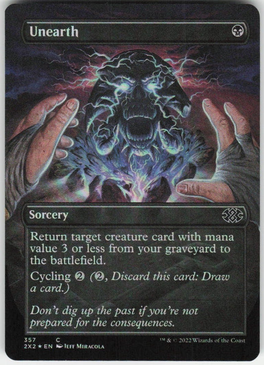 Unearth (Borderless) C Double Masters 2022 357 NM