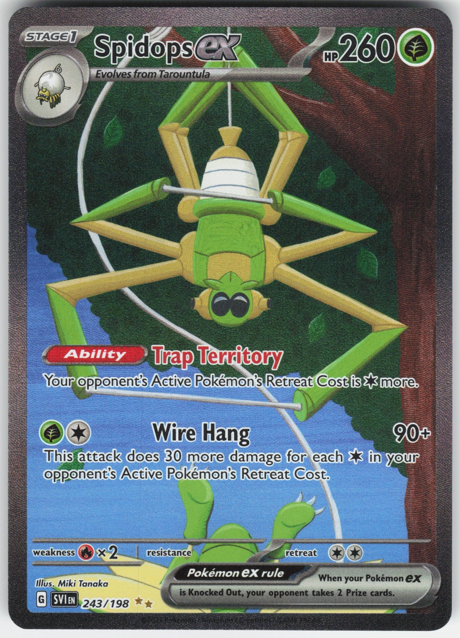 Spidops ex Special Illustration Rare SV01: Scarlet & Violet Base Set 243/198 NM