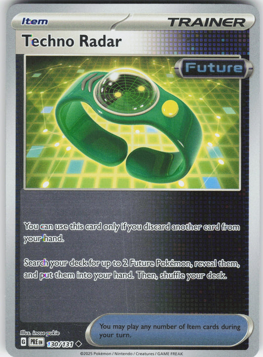 Techno Radar Uncommon SV: Prismatic Evolutions 130/131 NM
