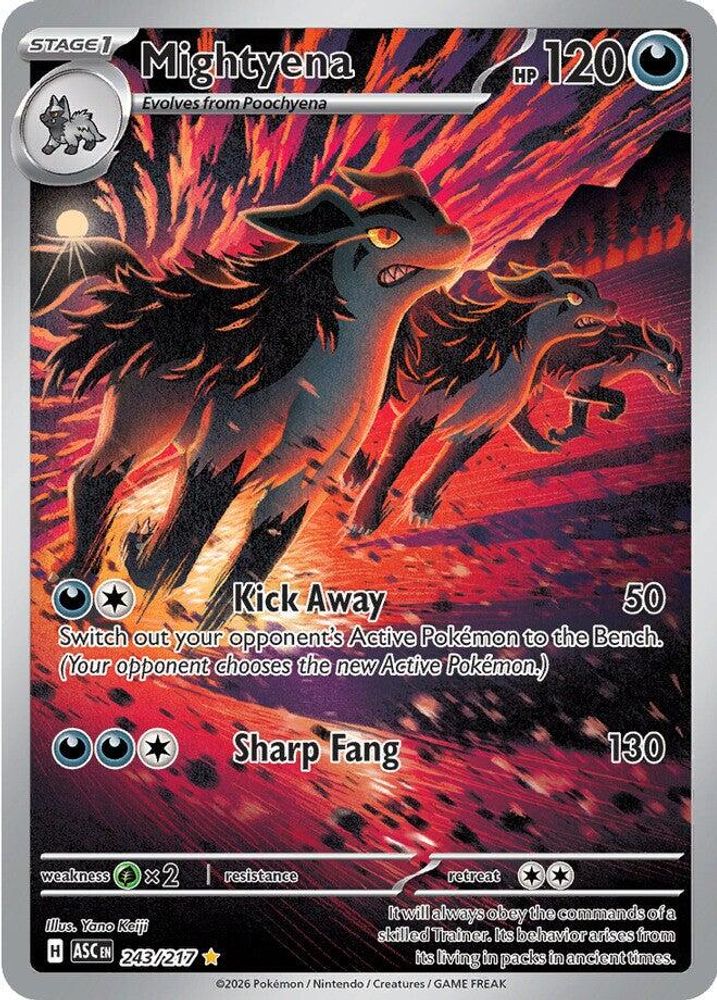 Mightyena 243/217 Illustration Rare Ascended Heroes NM/M