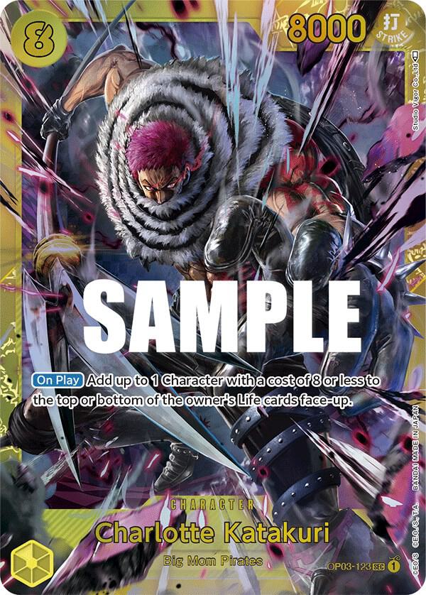 Charlotte Katakuri (123) OP03-123 Secret Rare Pillars of Strength NM/M
