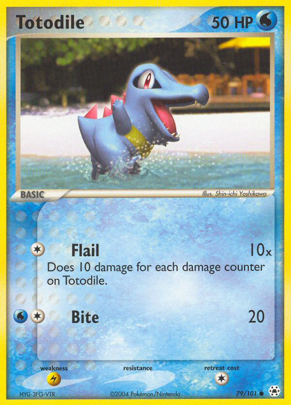 Totodile 79/101 Common Hidden Legends LP