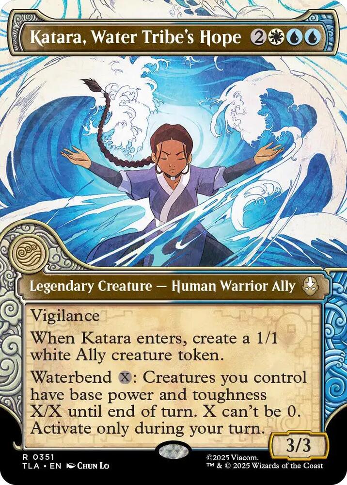 Katara, Water Tribe's Hope (Showcase) 351 Avatar: The Last Airbender Foil NM/M
