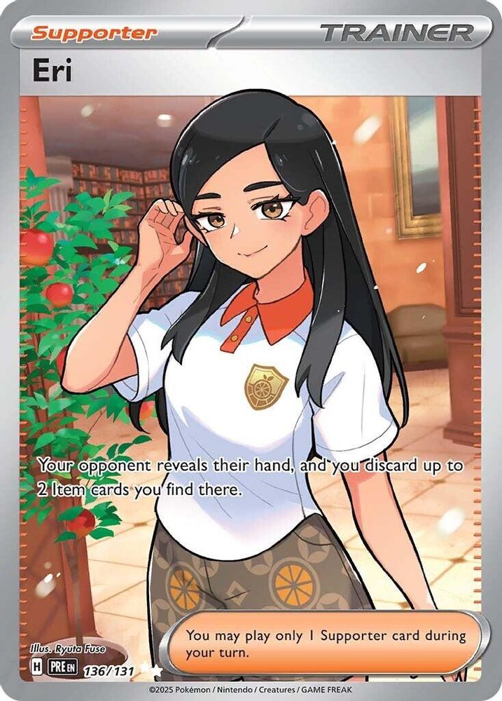 Eri 136/131 Ultra Rare Prismatic Evolutions Holo NM/M