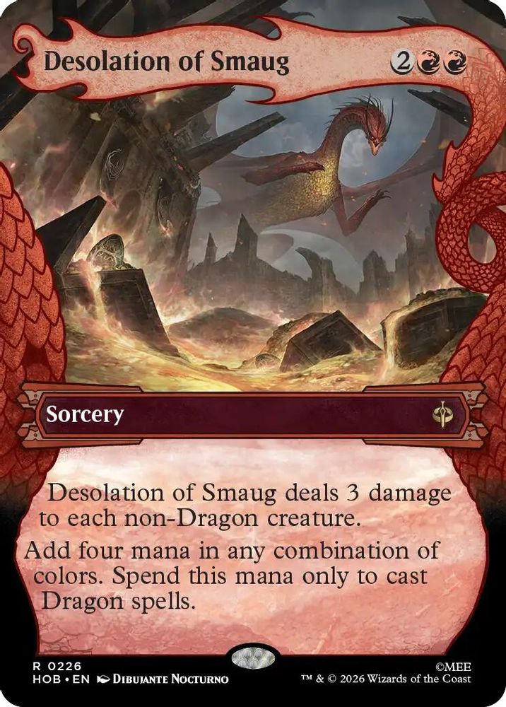 Desolation of Smaug (Showcase) 226 Rare Foil The Hobbit NM/M