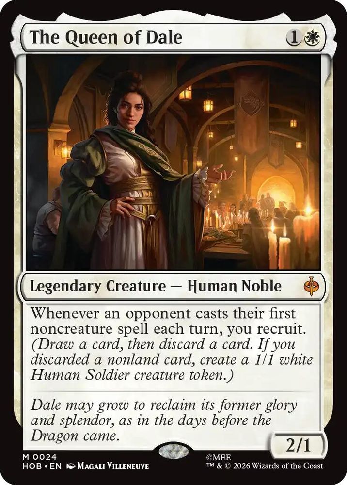 The Queen of Dale 24 Mythic Foil The Hobbit NM/M