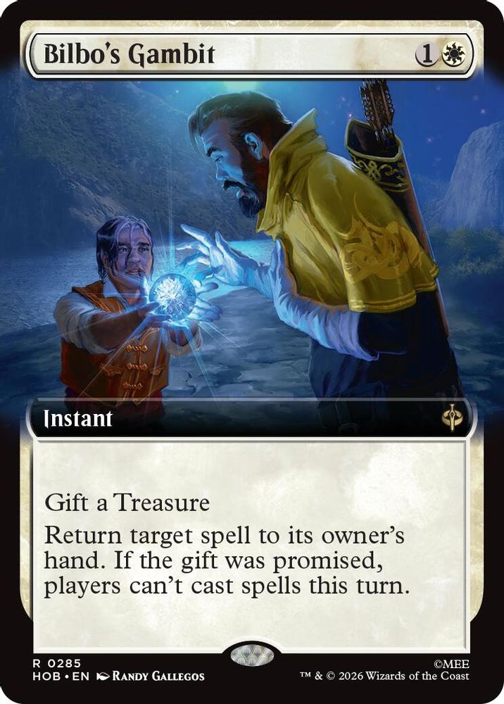 Bilbo's Gambit (Extended Art) 285 Rare Foil The Hobbit NM/M