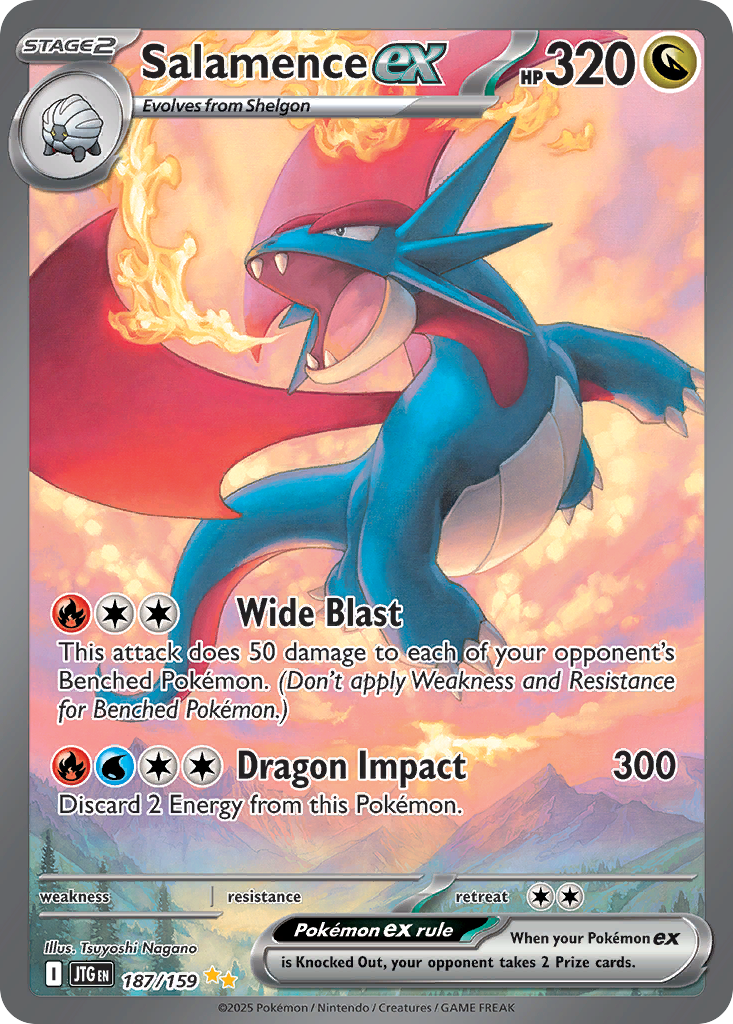Salamence ex 187/159 Special Illustration Rare Journey Together NM/M