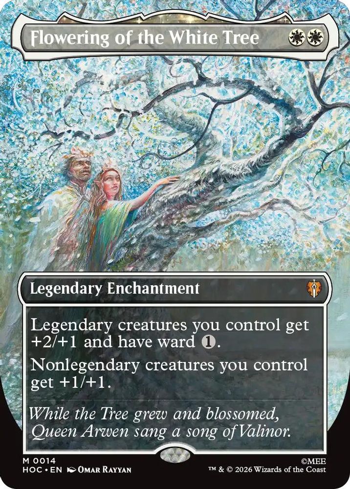 Flowering of the White Tree (Borderless) 14 The Hobbit: Eternal-Legal NM/M