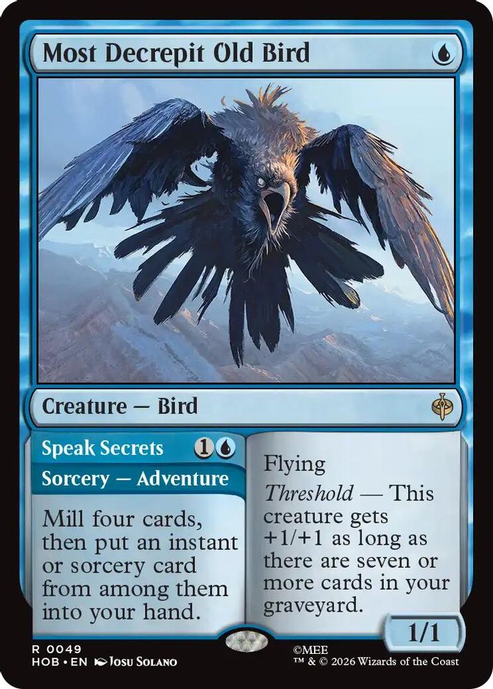 Most Decrepit Old Bird 49 Rare Foil The Hobbit NM/M