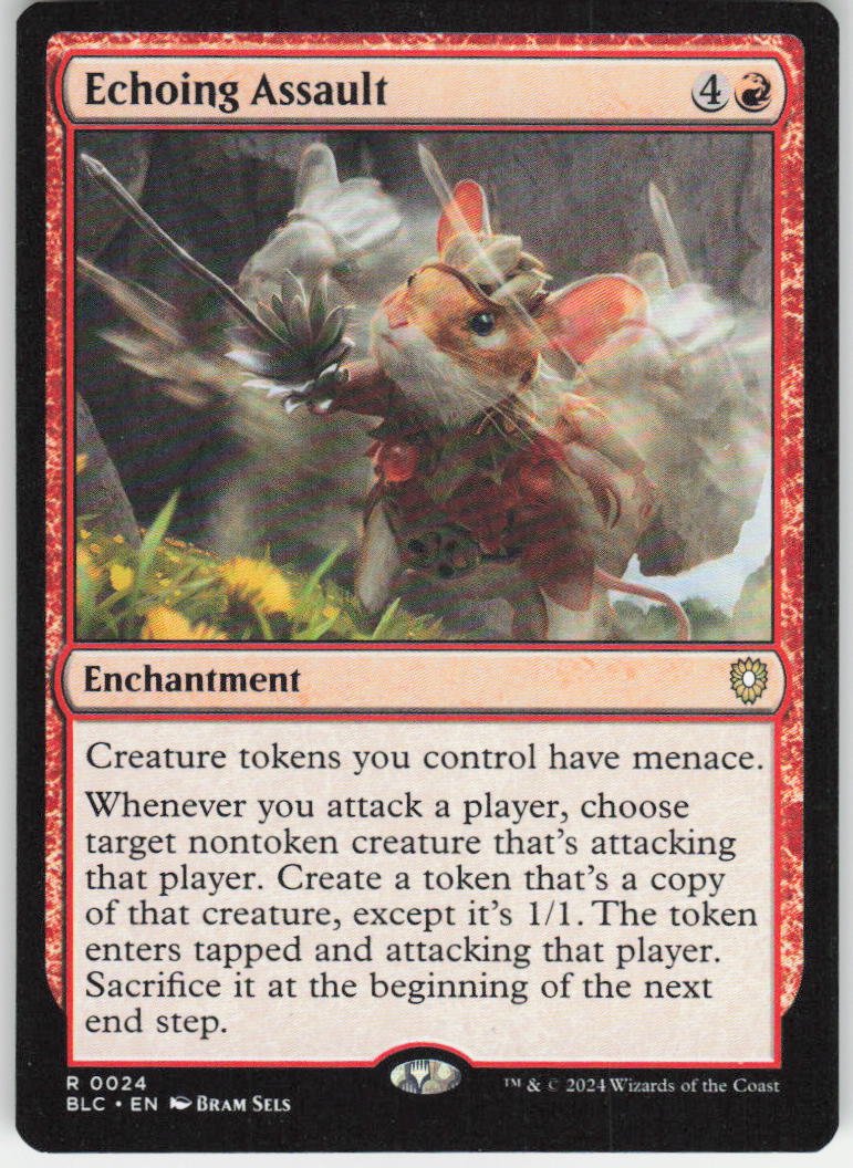 Echoing Assault R Commander: Bloomburrow 24 NM