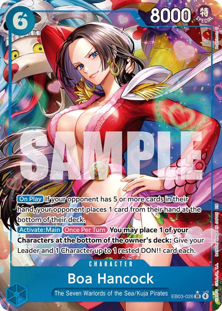 Boa Hancock (Alternate Art) EB03-026 Foil Extra Booster: One Piece Heroines Edition NM/M