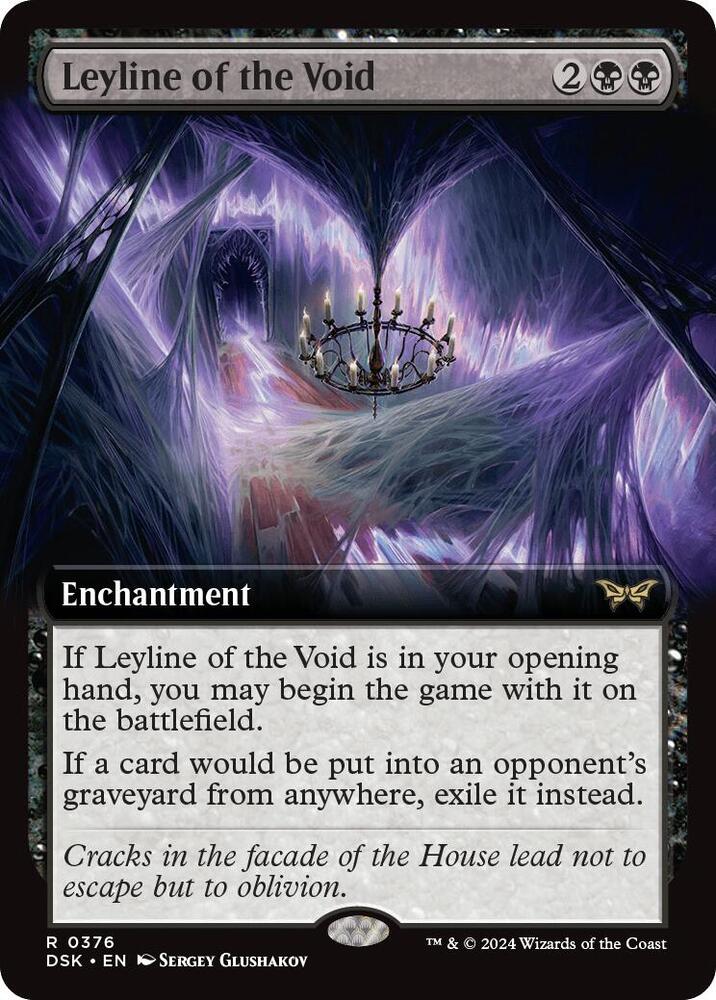 Leyline of the Void (Extended Art) 376 Rare Duskmourn: House of Horror Foil NM/M
