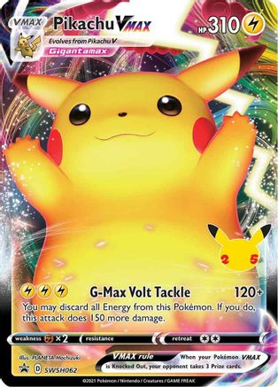Pikachu VMAX SWSH062 Promo Sword & Shield Promo Holo NM/M