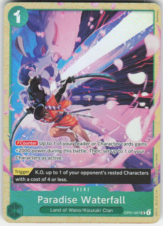 Paradise Waterfall (Premium Card Collection -Best Selection Vol. 1-) UC One Piece Promotion Cards OP01-057 NM