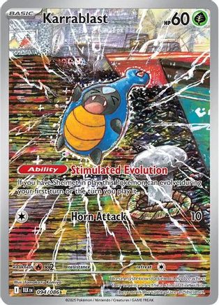 Karrablast 094/086 Illustration Rare Black Bolt Holo NM/M