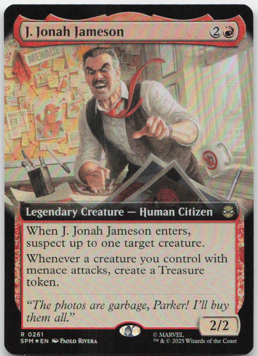 J. Jonah Jameson (Extended Art) R Marvel's Spider-Man 261 NM