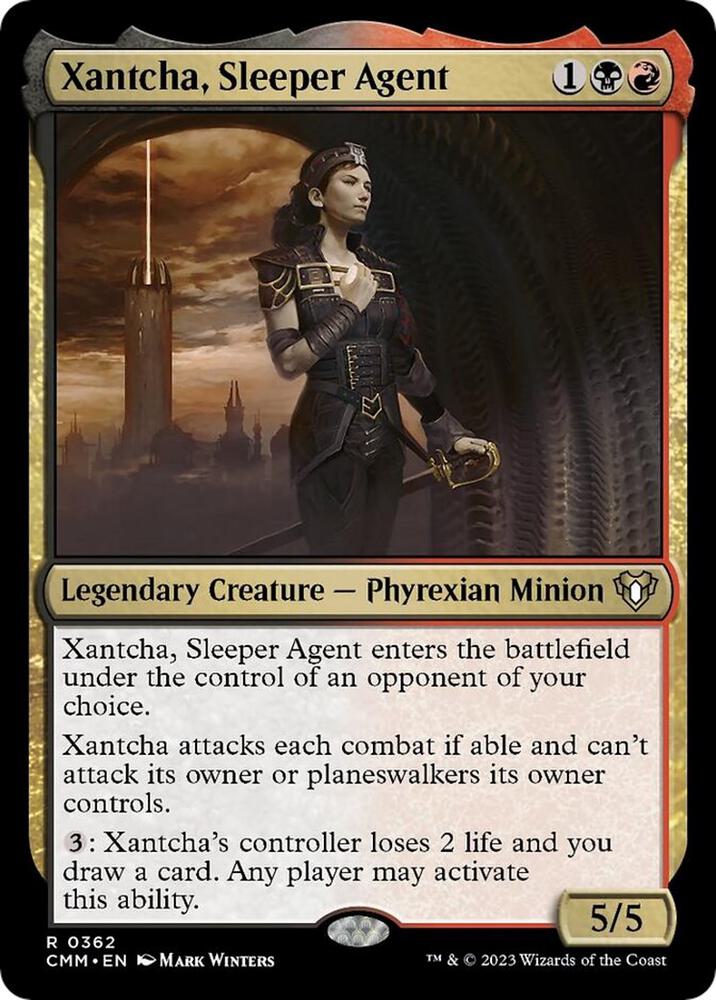 Xantcha, Sleeper Agent 362 Rare Commander Masters NM/M