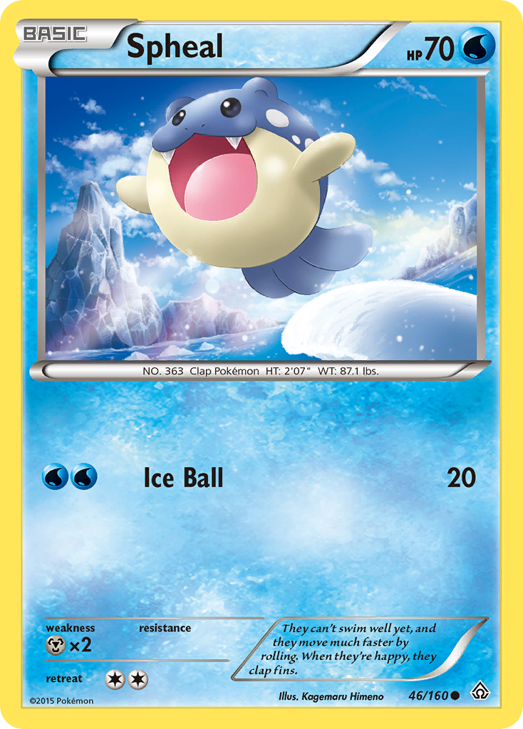 Spheal 46/160 Common Primal Clash NM/LP