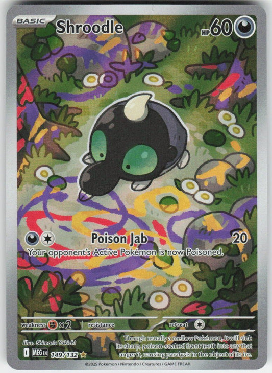 Shroodle - Illustration Rare ME01: Mega Evolution 149/132 NM