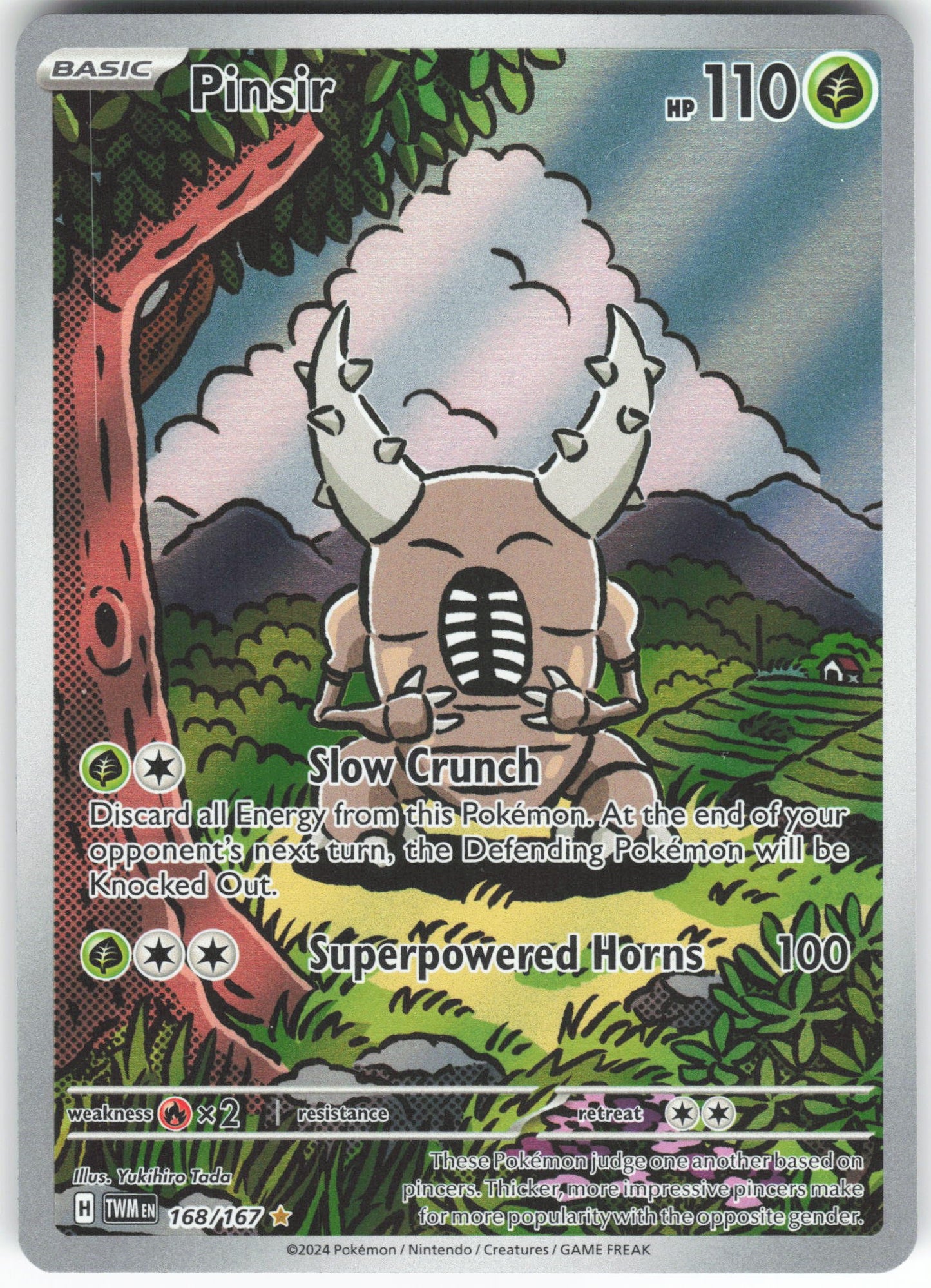 Pinsir - Illustration Rare SV06: Twilight Masquerade 168/167 NM