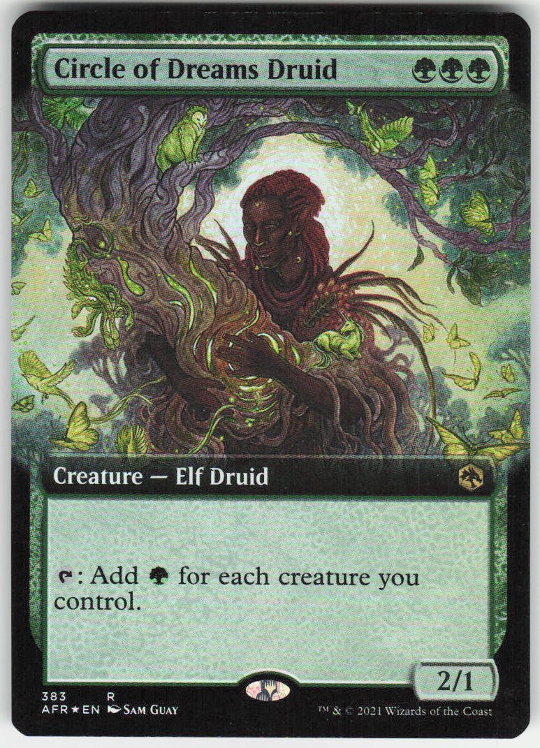 Circle of Dreams Druid (Extended Art) R Adventures in the Forgotten Realms 383 NM