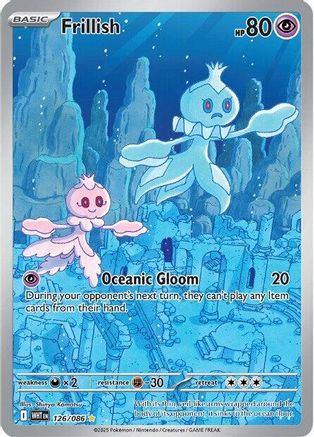 Frillish 126/086 Illustration Rare White Flare NM/M
