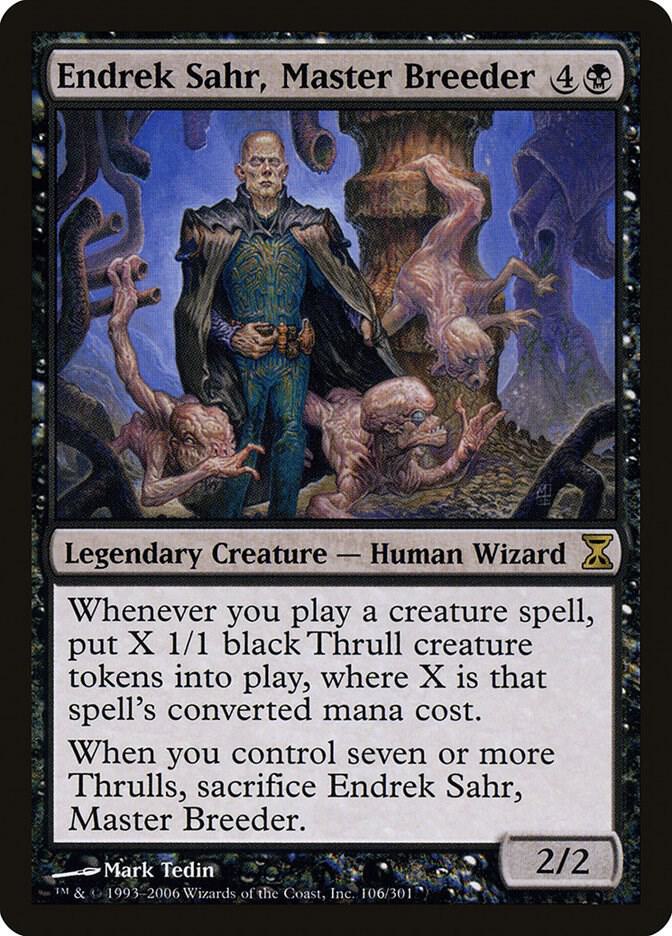 Endrek Sahr, Master Breeder 106 Rare Time Spiral NM/M