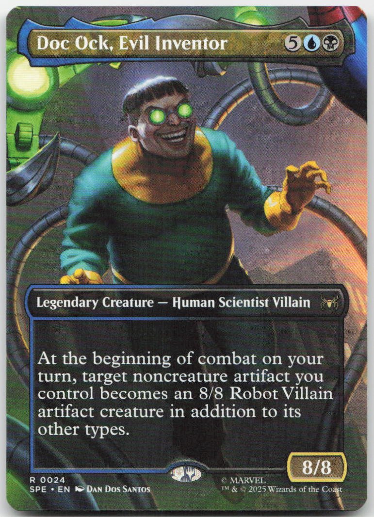 Doc Ock, Evil Inventor (Borderless) R Marvel's Spider-Man: Eternal-Legal 24 NM