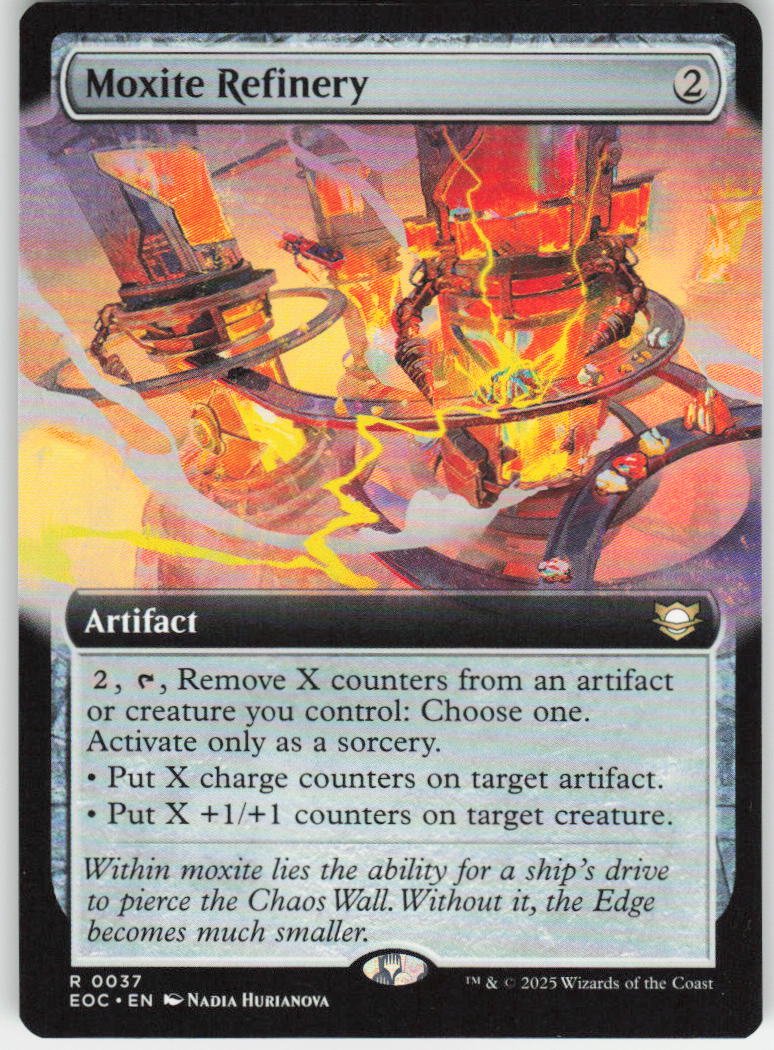 Moxite Refinery (Extended Art) R Commander: Edge of Eternities 37 NM