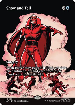 Show and Tell (Borderless) 60 Mythic Marvel Universe Eternal-Legal NM/M