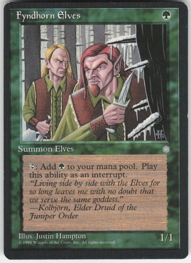 Fyndhorn Elves C Ice Age 132 NM