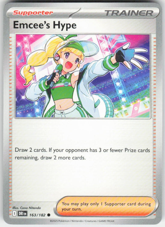 Emcee's Hype - Common SV10: Destined Rivals 163/182 NM