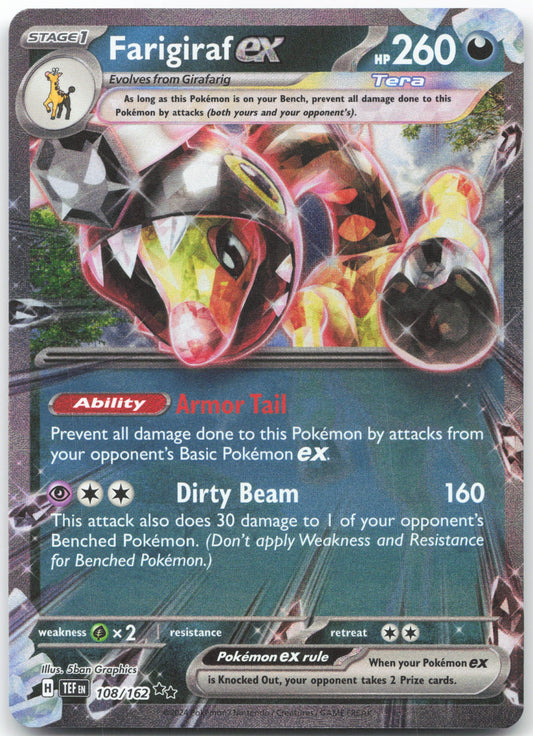 Farigiraf ex - Double Rare SV05: Temporal Forces 108/162 NM