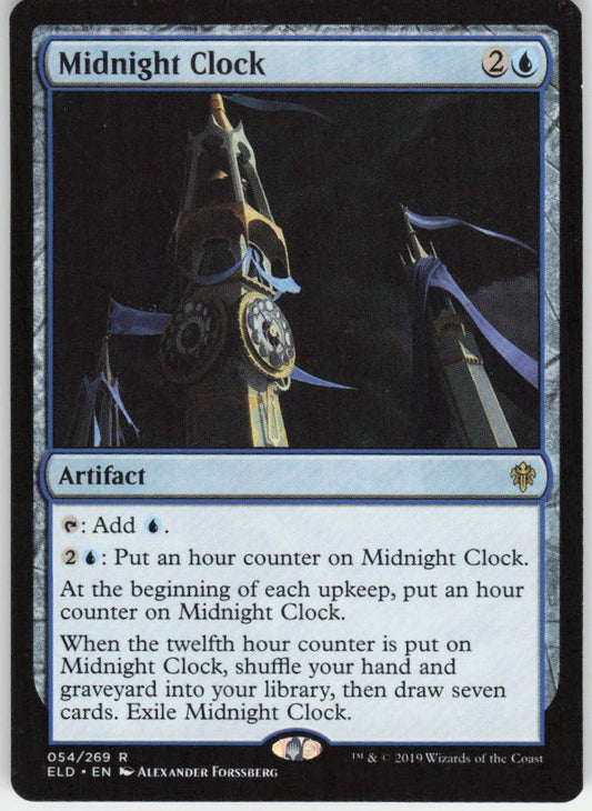 Midnight Clock R Throne of Eldraine 54 NM