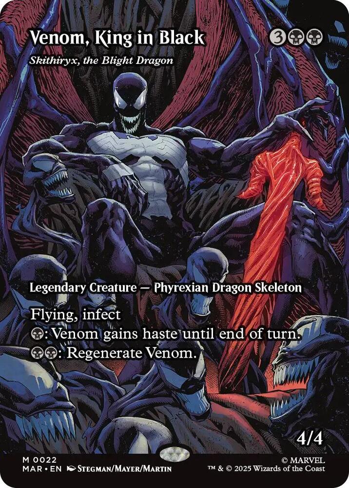 Venom, King in Black - Skithiryx, the Blight Dragon (Borderless) 22 Marvel Universe Eternal-Legal NM/M