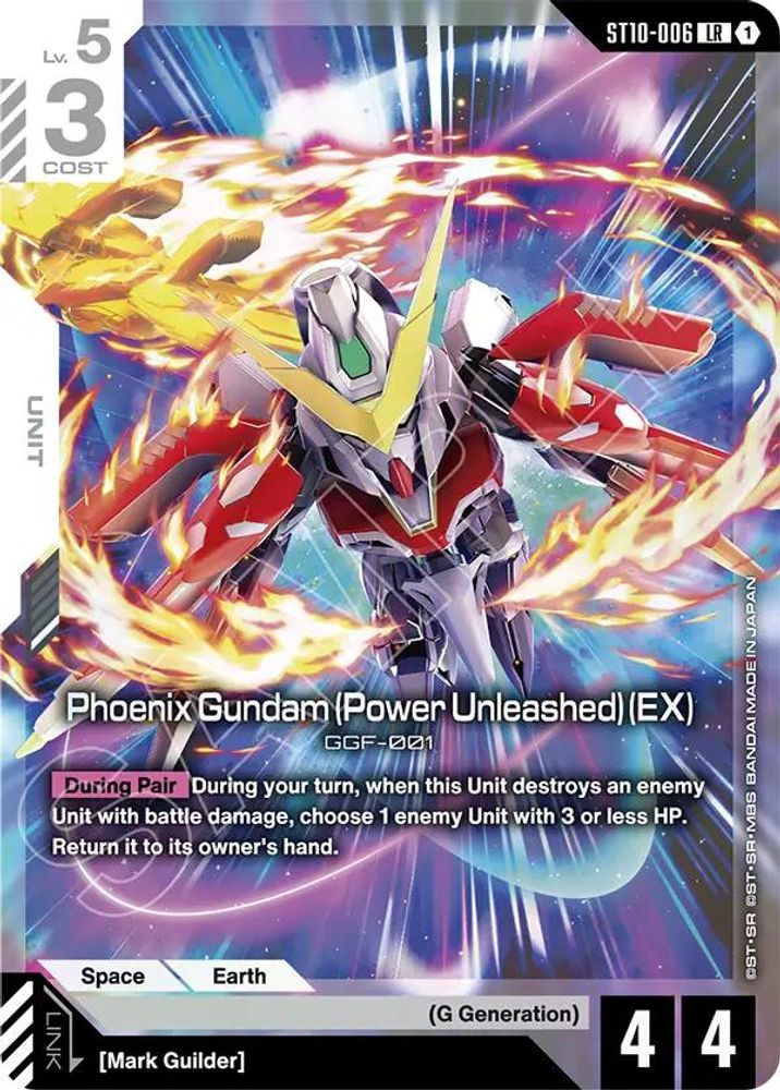 Phoenix Gundam (Power Unleashed) (EX) ST10-006 Starter Deck 10: Generation Pulse NM/M