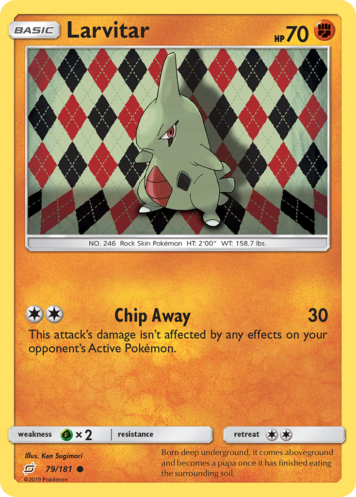 Larvitar 79/181 Common Team Up NM/LP