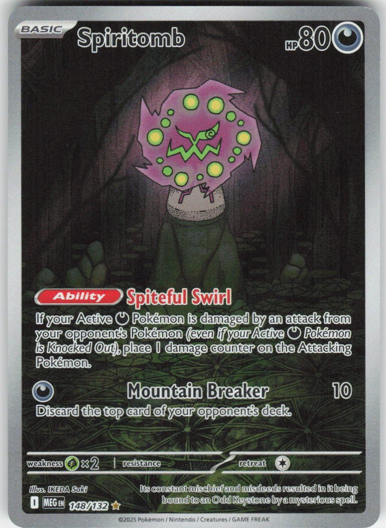 Spiritomb - Illustration Rare ME01: Mega Evolution 148/132 NM
