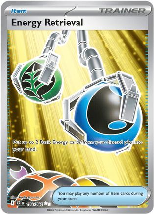 Energy Retrieval 108/086 Ultra Rare Chaos Rising NM/M