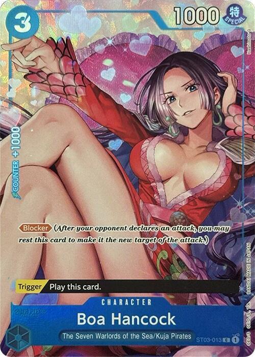 Boa Hancock (Premium Card Collection -Best Selection Vol. 2-) ST03-013 Foil One Piece Promotion Cards NM/M