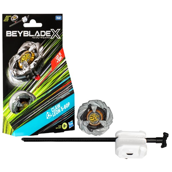 Beyblade X - Claw Leon 5-60P Starter Pack Top and Launcher