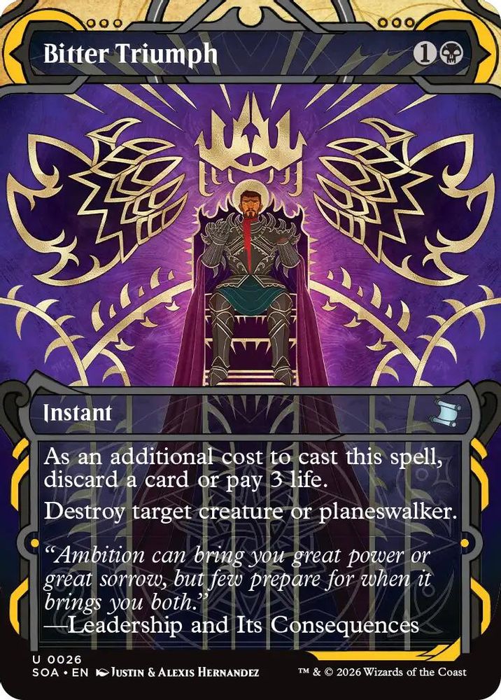 Bitter Triumph 26 Uncommon Secrets of Strixhaven: Mystical Archive NM/M