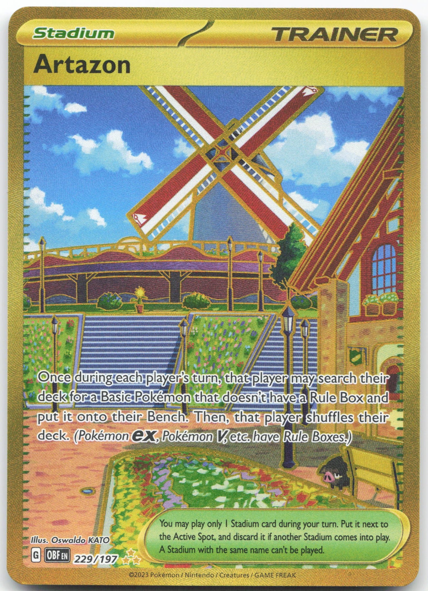 Artazon - Hyper Rare SV03: Obsidian Flames 229/197 NM