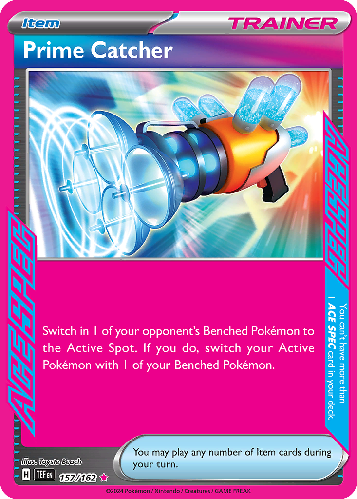 Prime Catcher 157/162 ACE SPEC Rare Temporal Forces NM/M