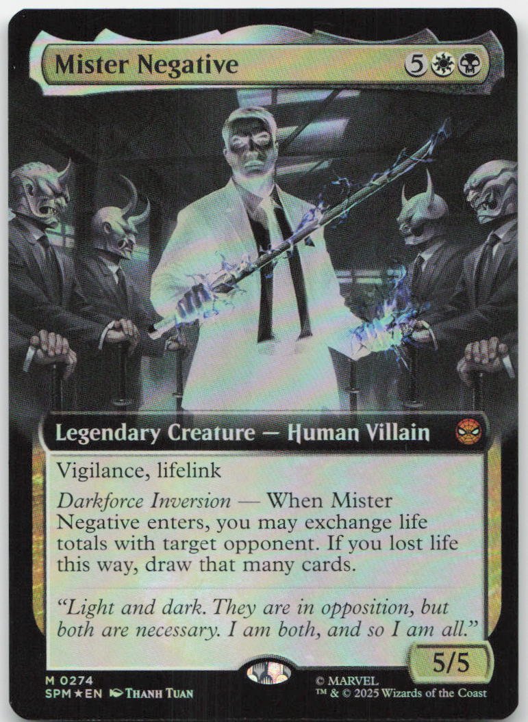 Mister Negative (Extended Art) M Marvel's Spider-Man 274 NM