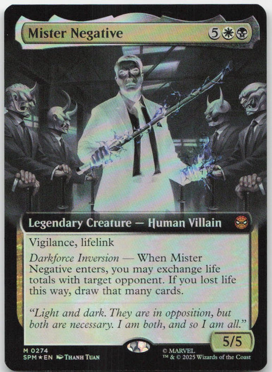 Mister Negative (Extended Art) M Marvel's Spider-Man 274 NM