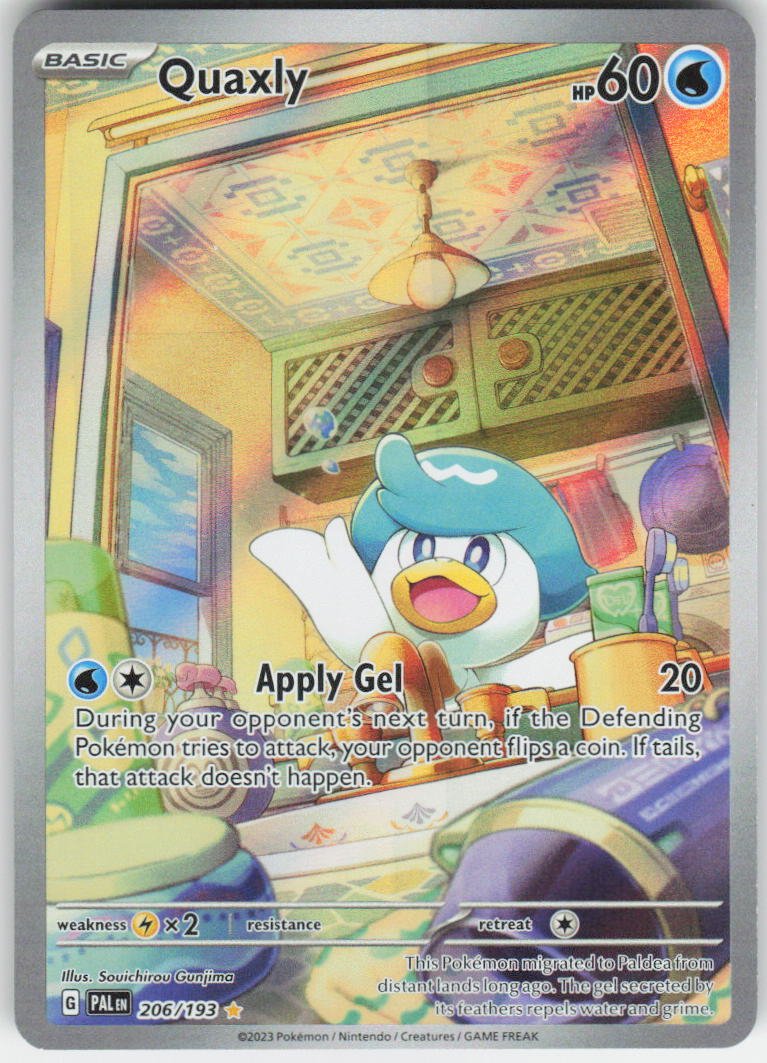 Quaxly - Illustration Rare SV02: Paldea Evolved 206/193 NM