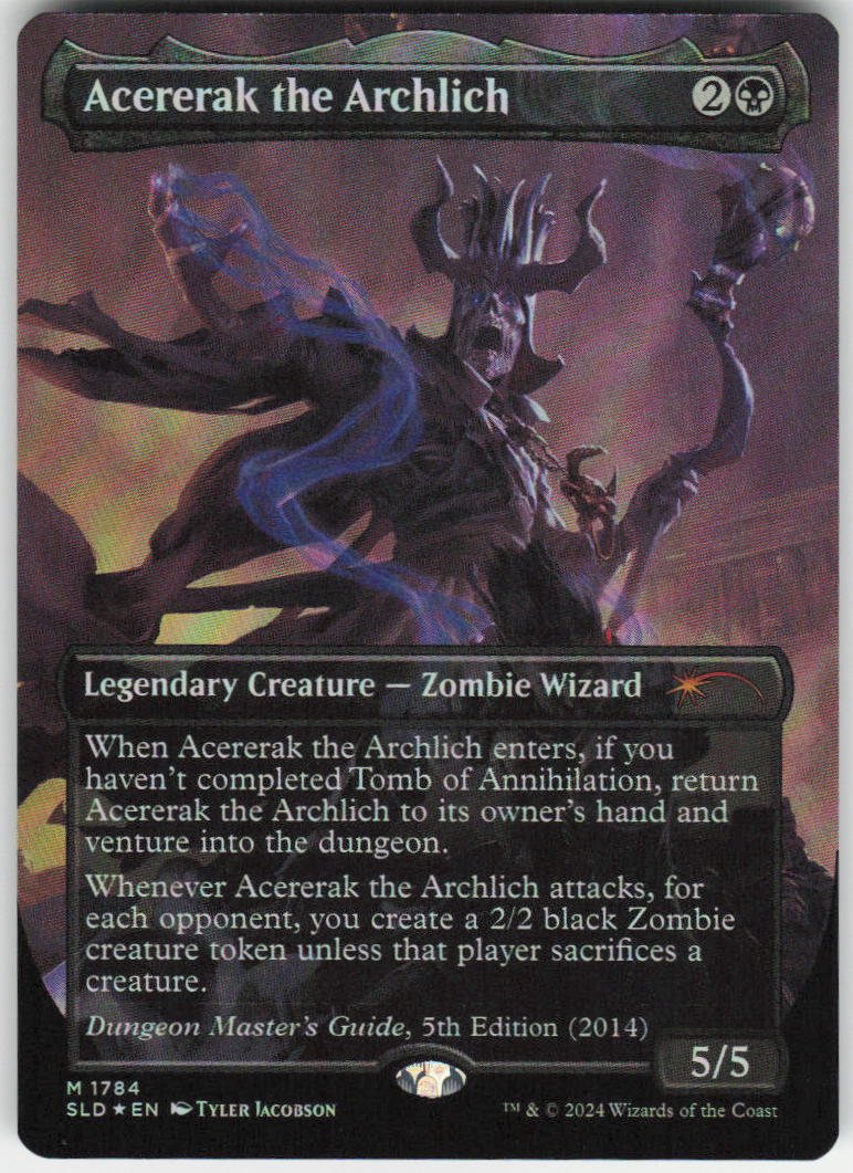 Acererak the Archlich (Rainbow Foil) M Secret Lair Drop Series 1784 NM