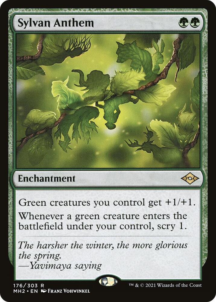 Sylvan Anthem 176 Rare Modern Horizons 2 NM/M